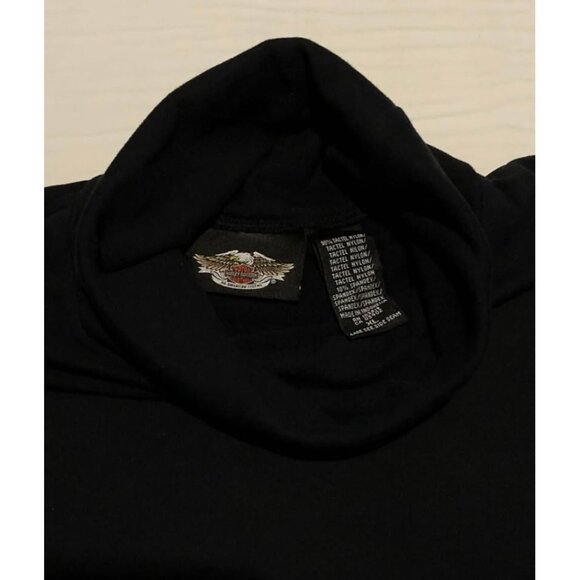 Harley Davidson Casual Shirt XL Women Like New, Embroidered Emblem Long Sleeve - Picture 5 of 6